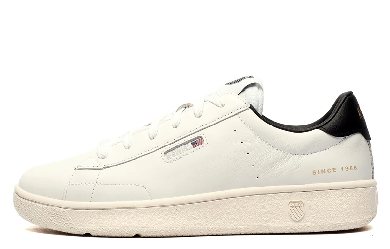 K-Swiss Men's Slammklub CC Trainers, White Black Egret, 10 UK