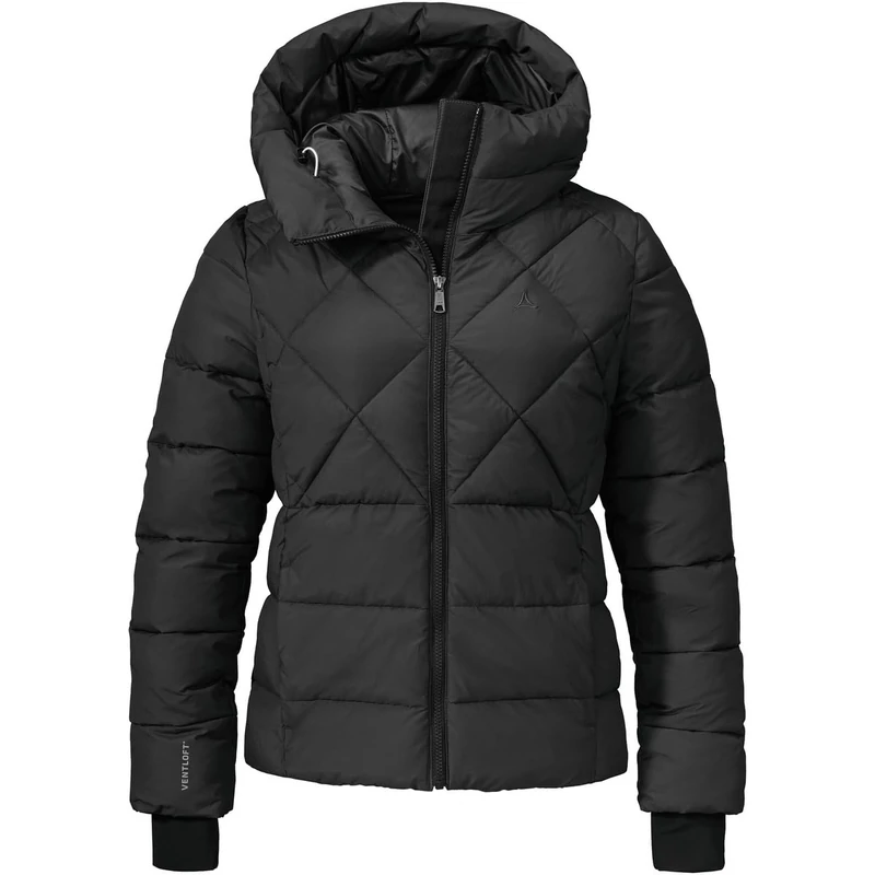 Schöffel Women's Ins Jacket Boston L Winter, Black, 36 (EU)