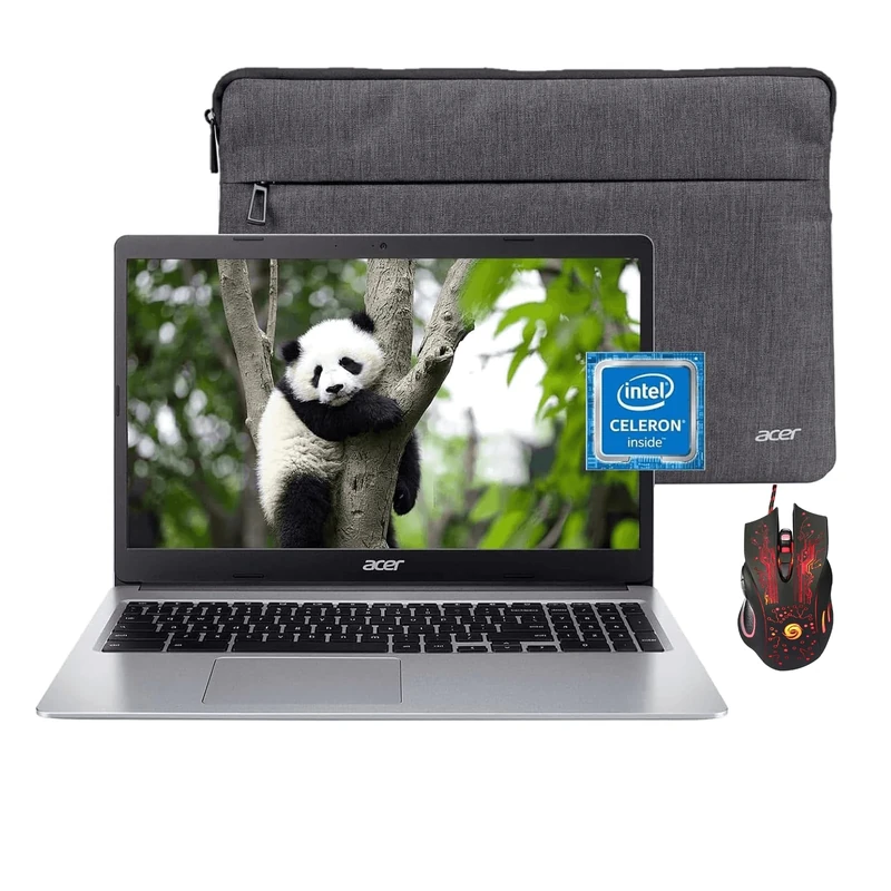 Acer 15.6" Chromebook - Intel Celeron N4020, 4GB, 64GB, 12h Battery