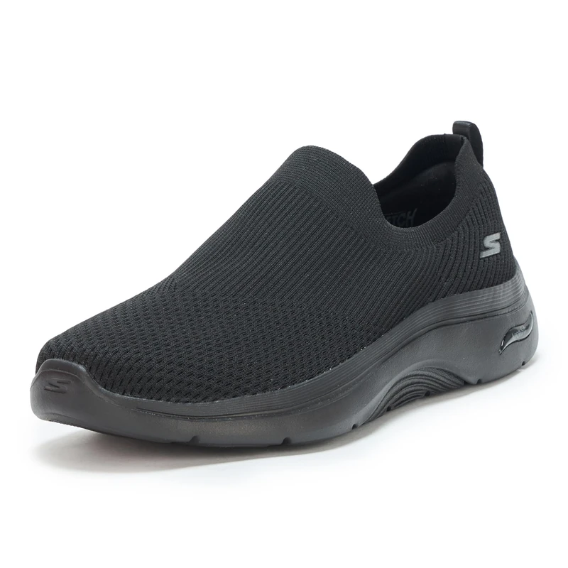 Skechers Arch Fit 2 Slip BBK Black Womens Trainers 125300 - Image 1
