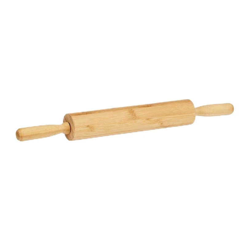 Bamboo Rolling Pin 45 x 5 x 5 cm (12 Units)