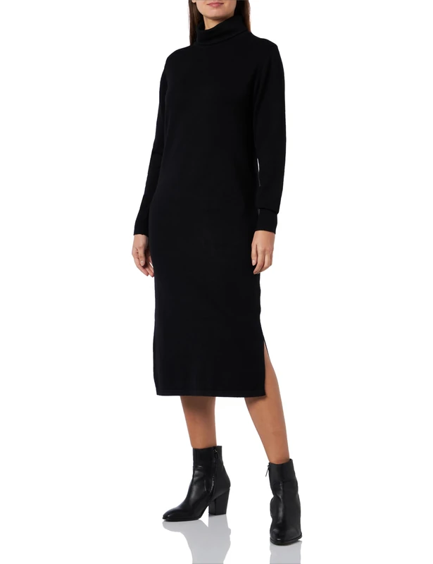 NALLY Women's Casual Dress, Black, M-L - Image 1