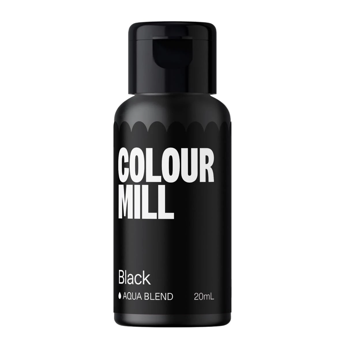 Colour Mill Aqua Blend Food Colouring Black: Next Generation Water Based Liquid Food Colours - 20 ml