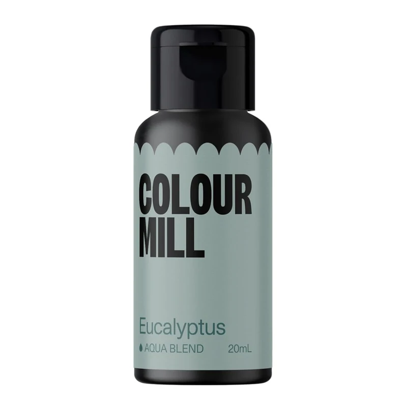 Colour Mill Aqua Blend Food Colouring Eucalyptus: Next Generation Water Based Liquid Food Colours - 20 ml