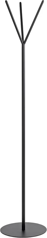 HAKU hall-tree black, metal - Dim.: H 173 cm x Ø 35 cm, Style: Modern - Image 1