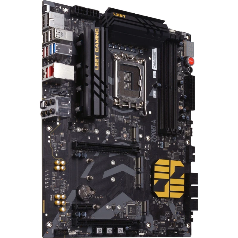 Ecs Hard Discs brand MB Z790, LEET GAMING Z790, LGA 1700, 4DDR5, 1PCI -EX16G5, 3 M.2, 4SATA SSD, GLAN, HDMI/DP, OC - Image 1