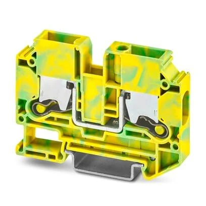 PHOENIX CONTACT XTV Push-X 10-PE Connection Terminal Single Green Yellow 10 mm² Pack of 50
