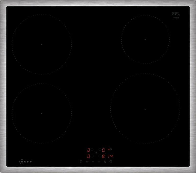 Neff, T46SBE1L0 Induction Hob with Touch Control N50 Width 60 cm Black with Frame