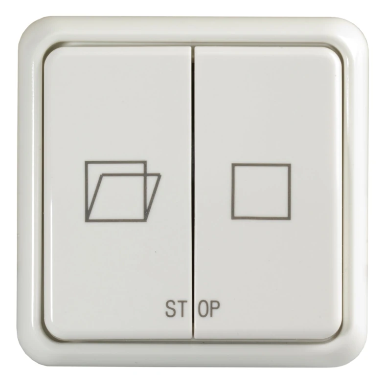 Original Roto ZEL RWA LT84 Fan Button for Flue Systems in Flush-Mounted Design Alpine White - Image 1