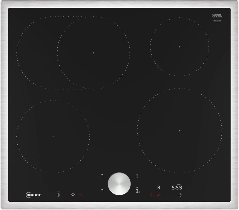 Neff T56STF1L0 Induction Hob - 60 cm Black with Twist Pad