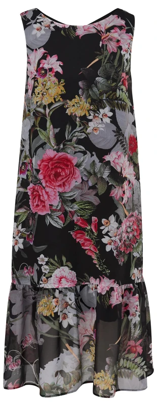 Comma Women's Dress, Black 99a8, 16