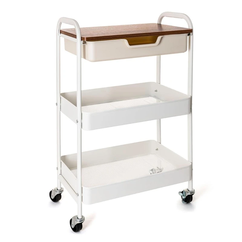 Quid Garbo Multi-Purpose Trolley 46.5x30.5x75cm White - Image 1