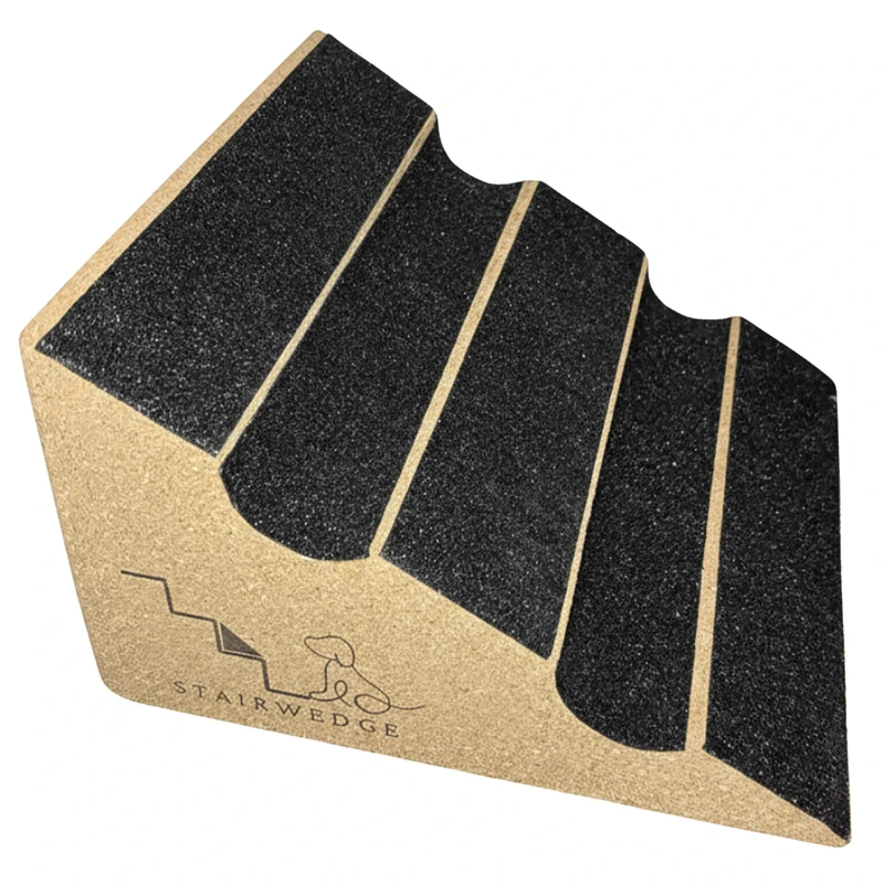Simplify Stairs for Dogs, Turn Stairs Into Easy Ramp, Eco-Friendly, Indoor/Outdoor, Strong Durable Carpet Non-Slip Grip Surface, for Puppies, Elderly, Disabled Pets, Small Dog Pet Ramp (Single) - Image 1