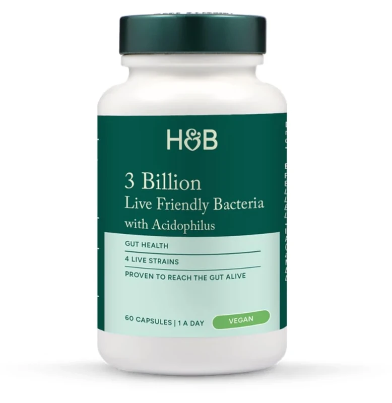 Holland & Barrett Live Friendly Bacteria Acidophilus - 60 Capsules