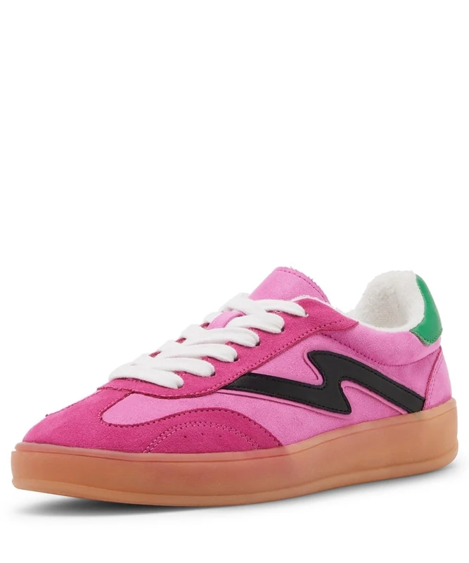 Madden Girl Women's Giia Sneaker, Pink Multi, 9.5