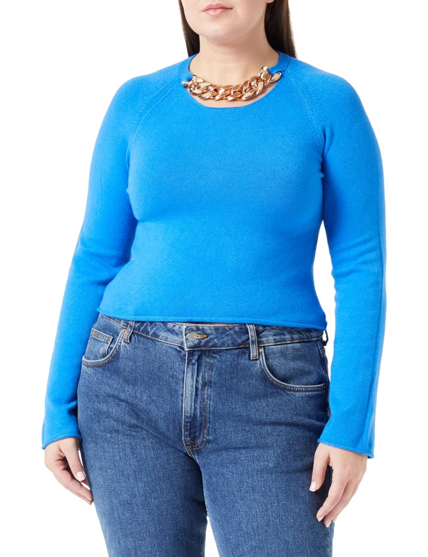 SIDONA Women's Damen Strick Pullover 11026030-si01, Königsblau, XL/XXL Sweater, Royal - Image 1