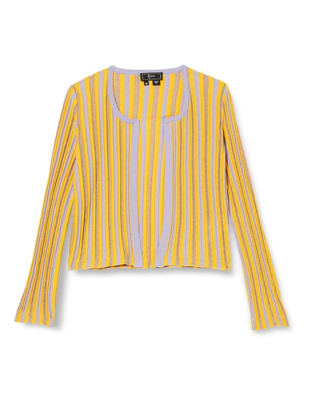 nelice Women's Cardigan 11026972-ne01, Multicolour, XS Sweater, Lilac Multicolor