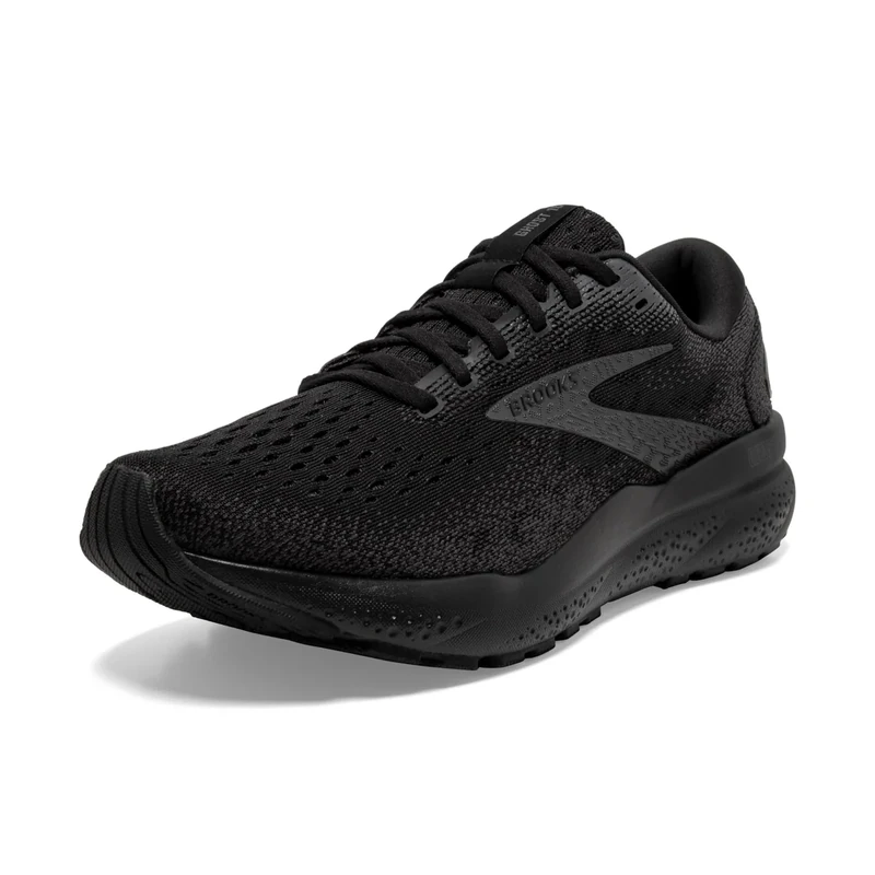 Brooks Ghost 16 Sneaker Black Black Ebony