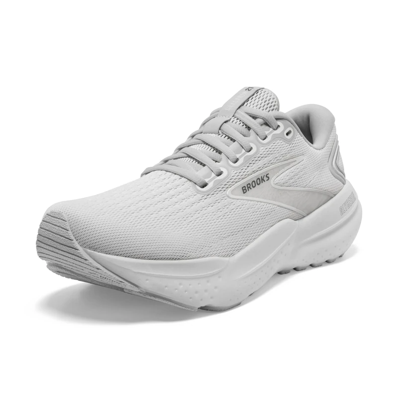 Brooks Glycerin 21 Men's Running Shoes - White/White/Grey UK 10