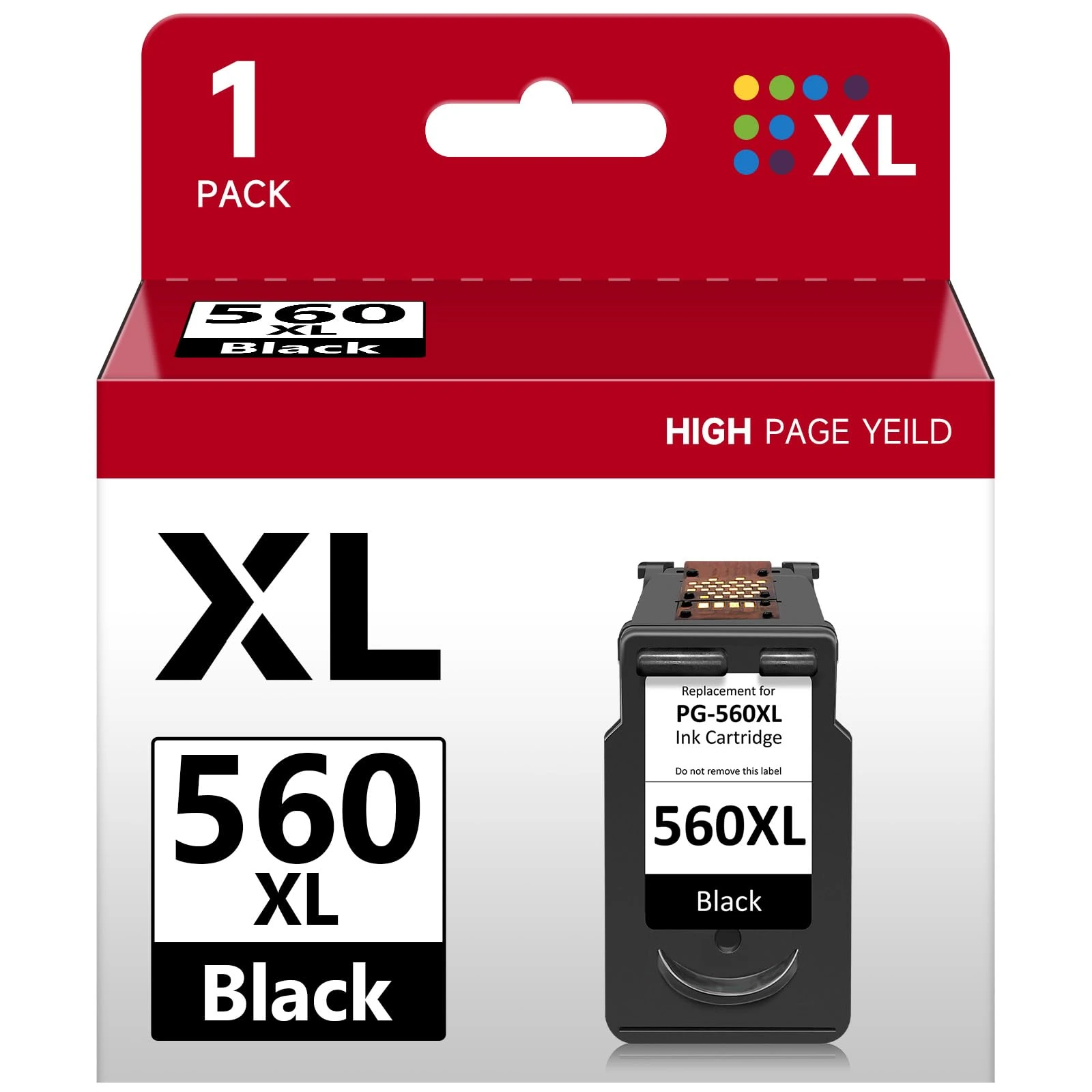 Firstoner 560XL Printer Cartridge, PG-560 XL Black Cartridge Replacement for Canon Printer Cartridges for Pixma TS5350 TS5350a TS5350i TS5351 TS5352 TS5352a TS5353 TS7450 TS7450a TS7451 TS7451a
