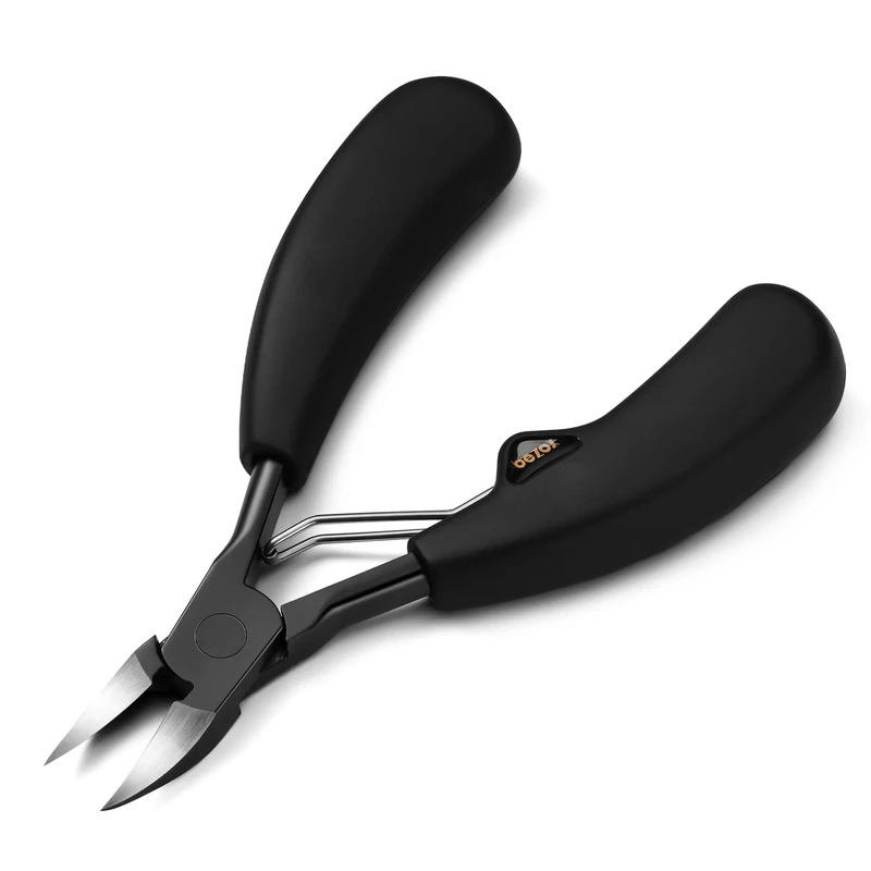 BEZOX Precision Toenail Clippers for Thick or Ingrown Toenails- Podiatrist- Professional Large Nail Clipper Grooming Tool