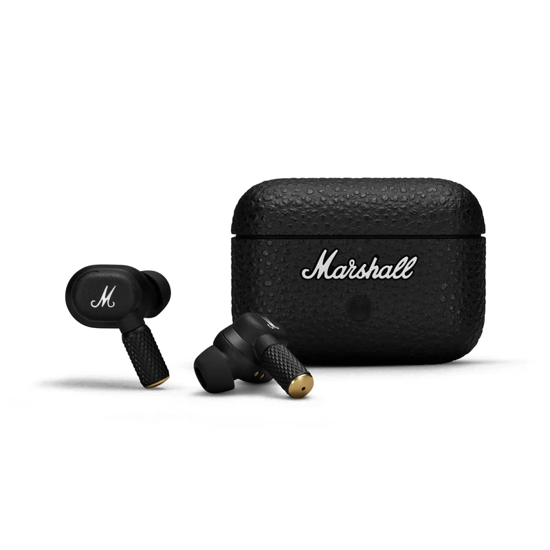 Marshall Motif II ANC - True Wireless Active Noise Cancelling Bluetooth Headphones, Earbuds, 30 hours playtime – Black - Image 1