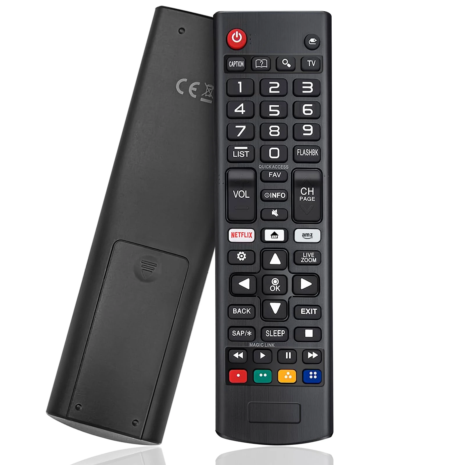 NHONGYE Universal Remote for LG TV (All Models) Compatible with All LG Smart TV LCD LED 3D HDTV, AKB75095307 with Netflix