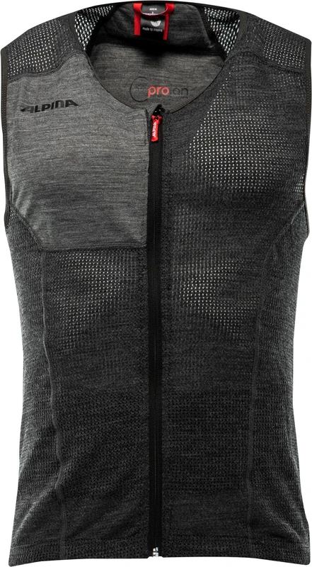ALPINA Men's Prolan Protective vest, Dark-grey, XL