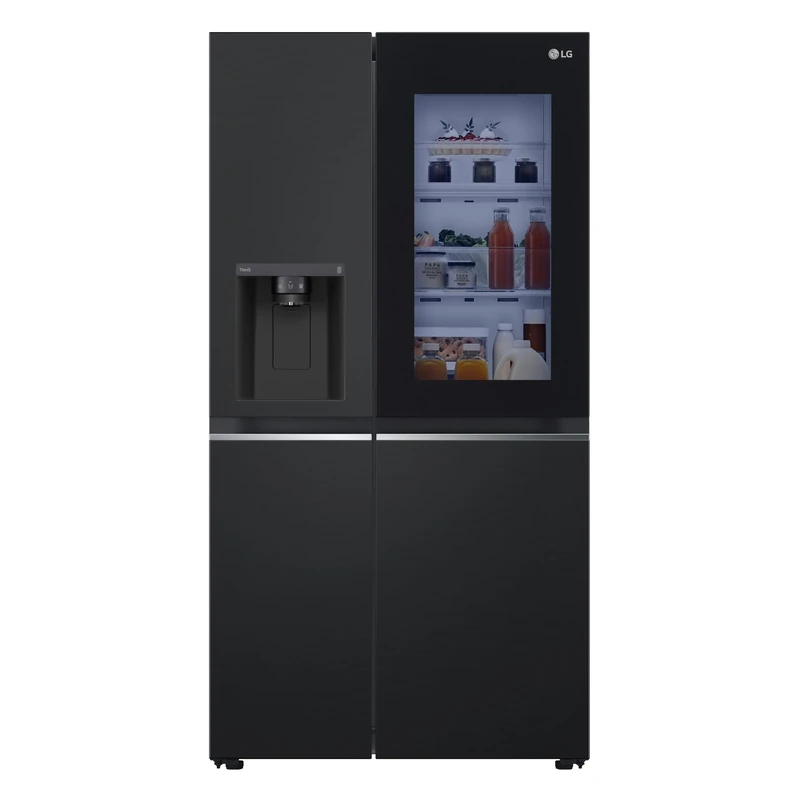 LG InstaView™ GSGV81EPLD American Style Smart Fridge Freezer