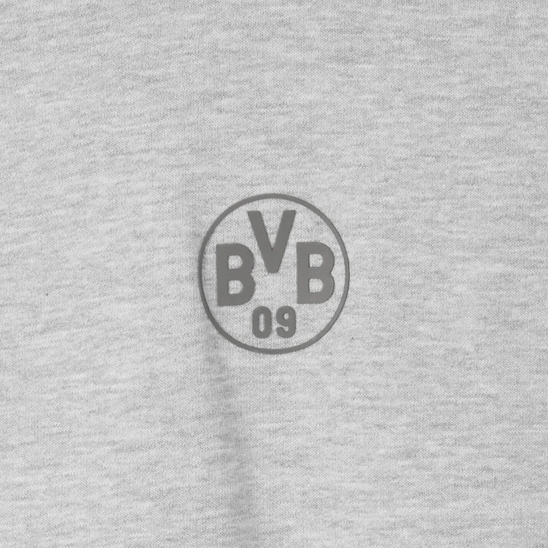 Borussia Dortmund BVB Essentials Hoodie Grey Hoodie, Basic Jumper, S-3XL
