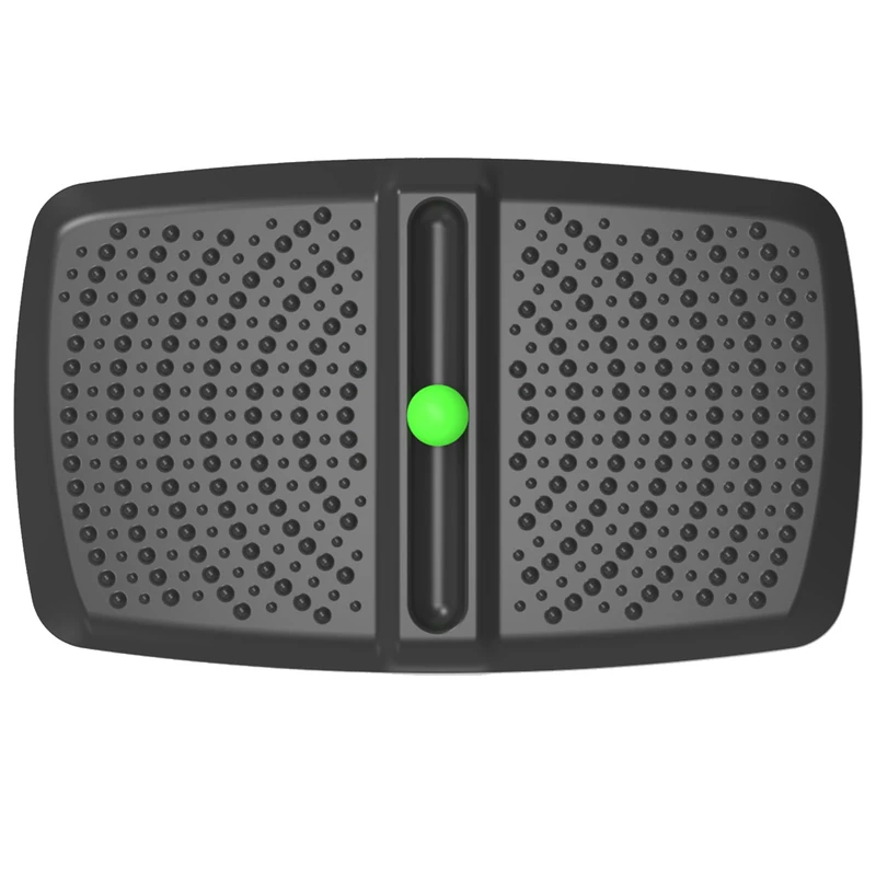 Ergohead 1 inch Thick Anti Fatigue Kitchen Mat Standing Mat with Massage Ball, Non Slip Standing Desk Mat with Massage Point, Multi-Purpose Comfort Floor Mat for Feet, Office, Home (Black, 17" x 28")