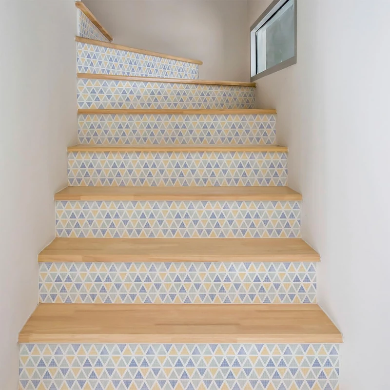 Ambiance Sticker Stair Tile Stickers - 2 Strips of 15 cm x 105 cm