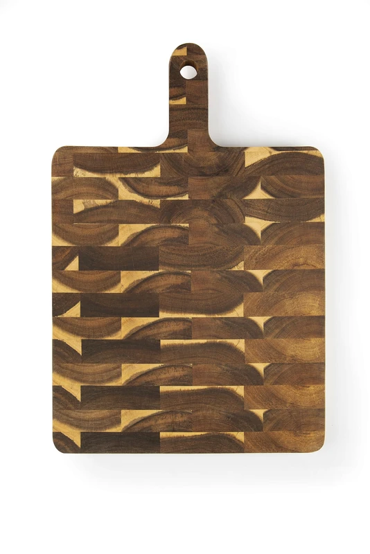 Excelsa Real Wood Rectangular Chopping Board/Tray, Acacia, 44.5 x 30 cm