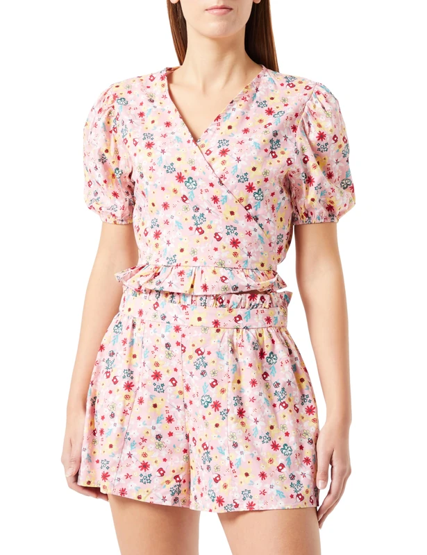 UCY Women's Set, Pink Multi-Coloured, M - Image 1