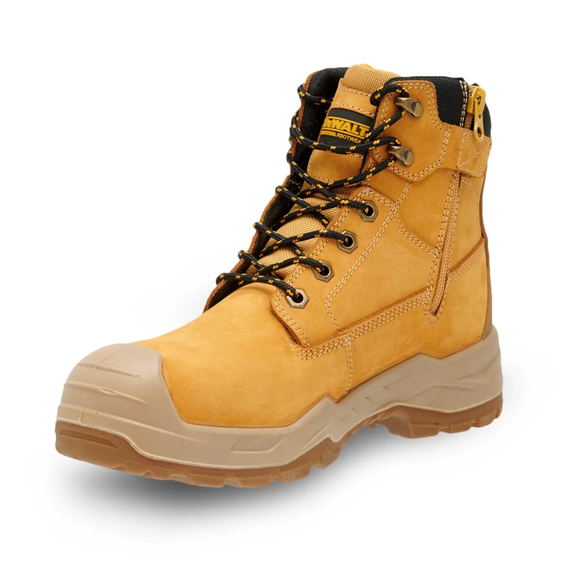 DEWALT Jamestown Mens Safety Boot | Side Zip Entry | Steel Toe Cap | S3 SC FO LG HRO SR | UK Mens Size 8