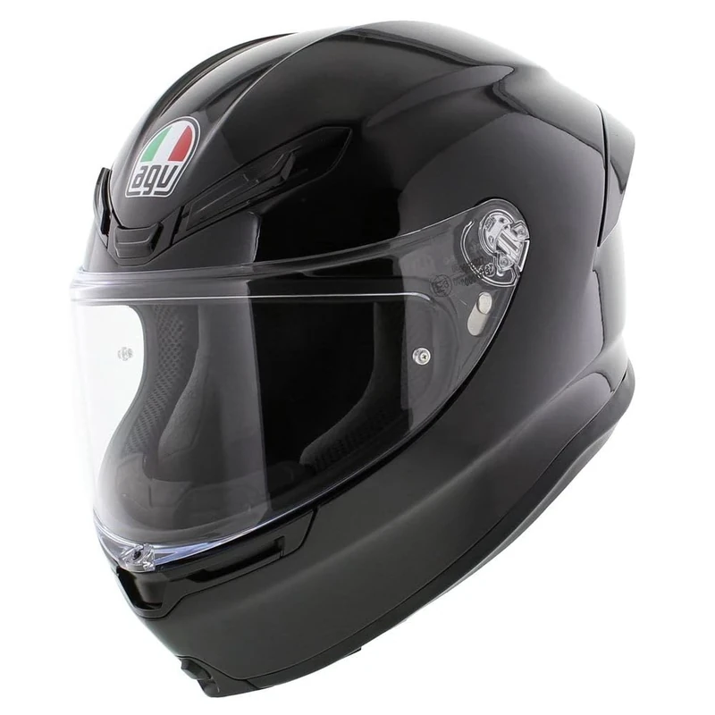 AGV - K6 S AGV E2206 MPLK, Full-face Motorcycle Helmet, Unisex, Black, XL