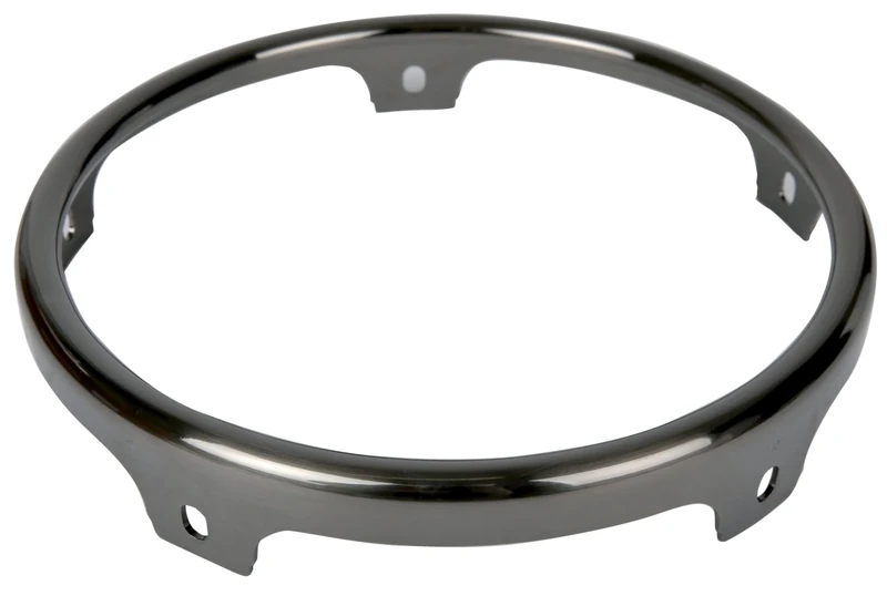 Latin Percussion Hoop Conga Highline EZ Curve - LPH646-SBB - LPH646-ES - Brushed Nickel 11 Inch Conga | 5 Holes, LPH427B