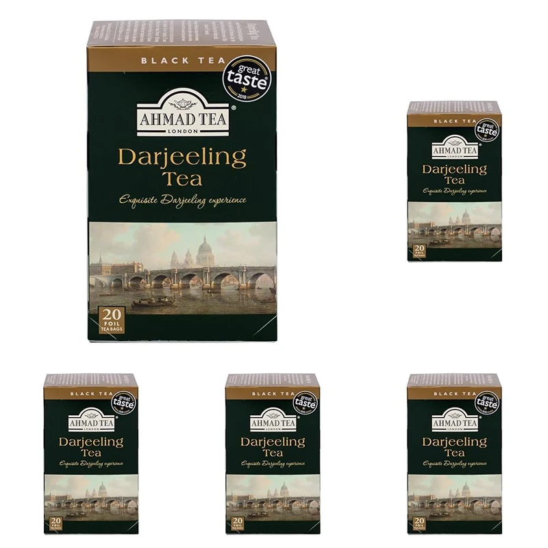 Ahmad Tea Darjeeling Tea - 20 Teabags (Pack of 5)