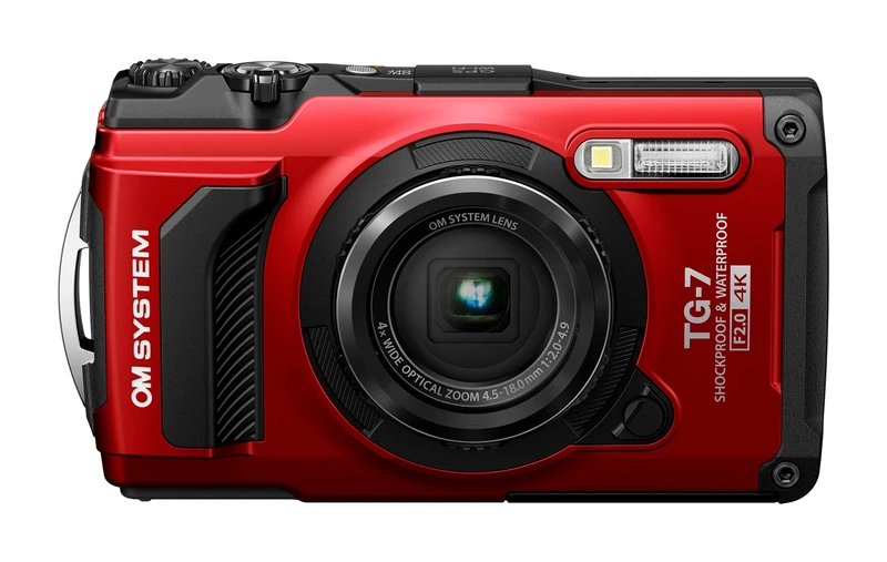 OM System Tough TG-7 Digital Camera - Red (Successor Olympus TG-6)
