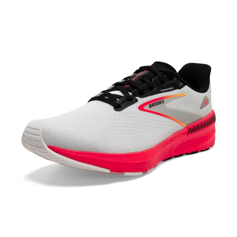 BROOKS 1203991B410 Launch GTS 10 Women Blue/Black/Fiery Coral UK 9