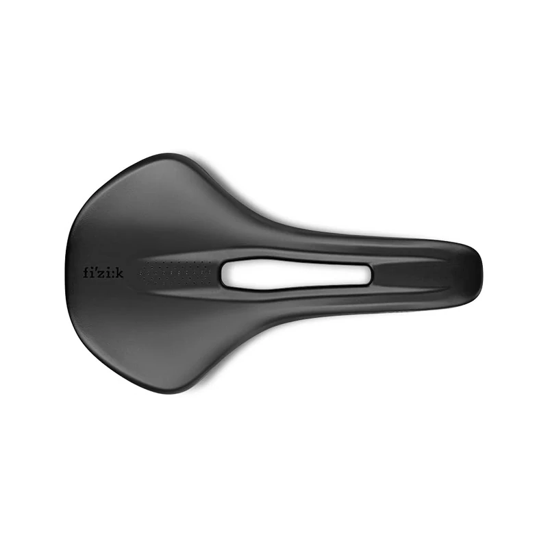 Fizik Vento Antares R1 Road Bike Saddle, Carbon Reinforced Shell and Carbon Rails, 150mm Width, Black