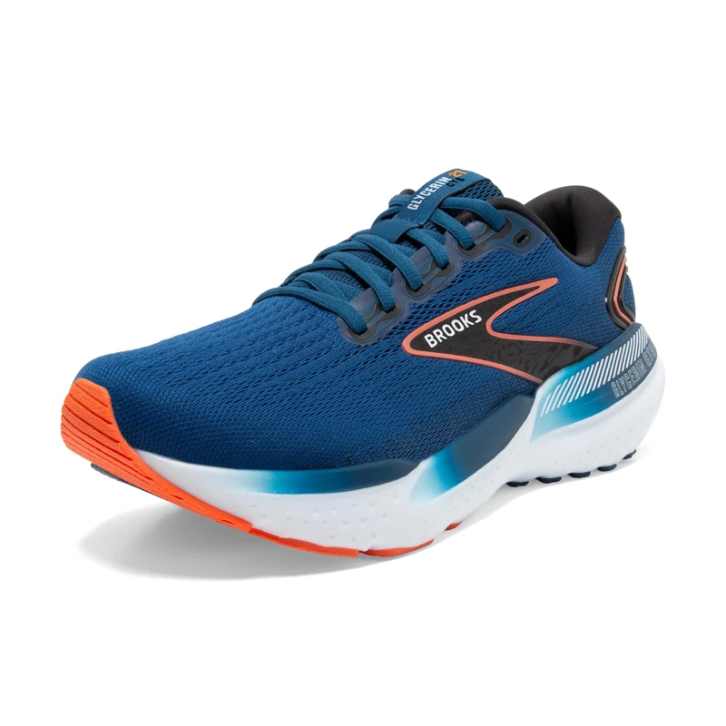 BROOKS 1104201D474 Glycerin GTS 21 Men Blue Opal/Black/Nasturtium UK 8