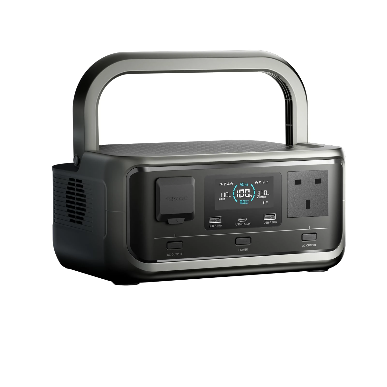 ALLPOWERS VOLIX P300 Portable Power Station, 256Wh LiFePO4 Battery, 300W Solar Generator, <20ms UPS, 100W USB-C Output, 4000 Charge Cycles for Camping Outdoor Travel Emergencies Gaming Festivals