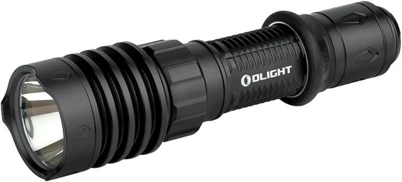 OLIGHT Warrior X 4 Tactical Rechargeable Torch 2600 Lumens Tail Switch and Dual Charging Options Handheld Flashlights for Outdoors Hunting Emergency Camping or Hiking (Matte Black)