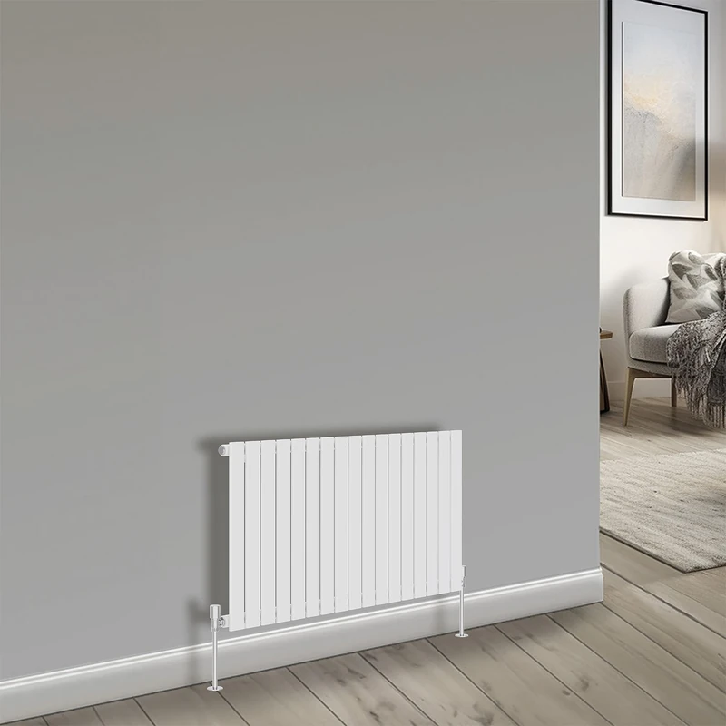 NRG Bathroom Radiator White 600x1156mm Single Flat Panel for Living Room and Kitchen