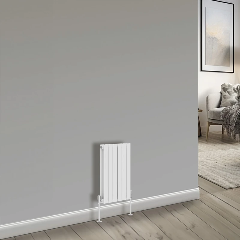 NRG Bathroom Radiator White 600x408mm Double Flat Panel for Living Room and Kitchen