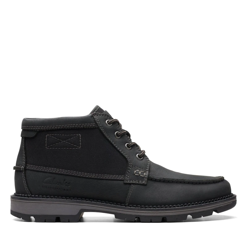 Clarks MaplewalkMocGP Mens Black Combi, 12