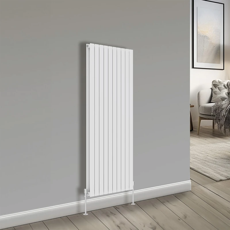 NRG Bathroom Radiator White 1600x680mm Double Flat Panel for Living Room and Kitchen