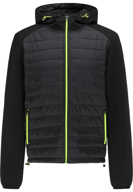 hoona Men's Sports Blouson Sweatshirt, Black, M - Image 1
