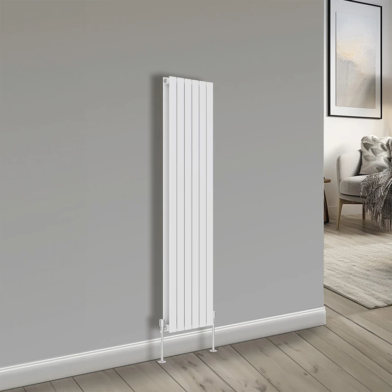 NRG Bathroom Radiator White 1600x408mm Double Flat Panel for Living Room and Kitchen
